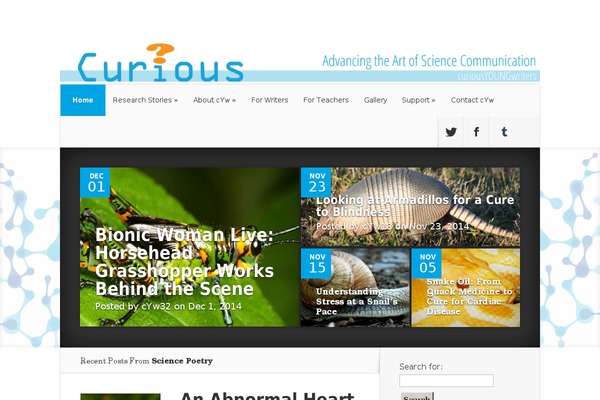 curiousyoungwriters.org site used Nexus