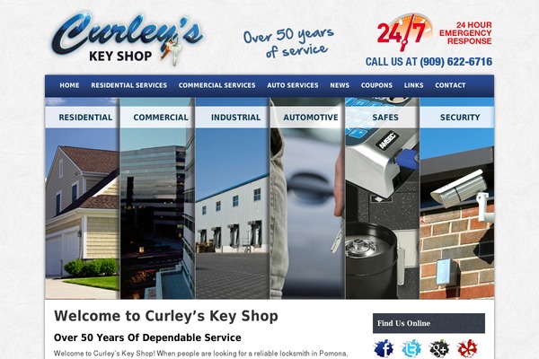 curleyskeyshop.com site used Curleys