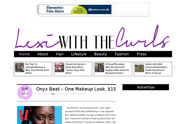 curlscoilsandkinks.com site used Lexi