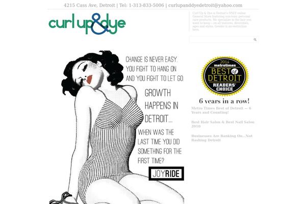 curlupanddyedetroit.com site used Architektthemeresponsive