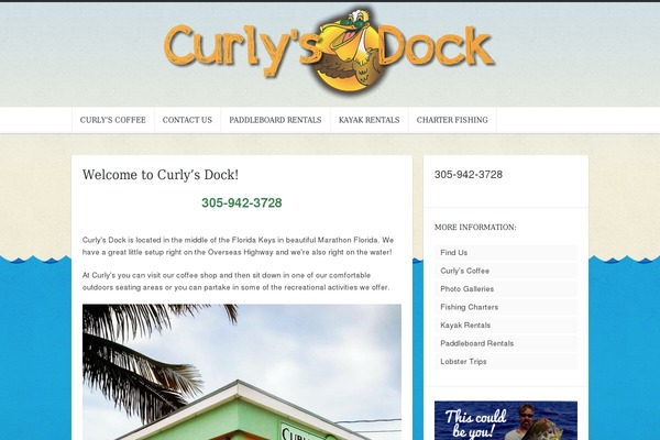 curlysdock.com site used Curlys