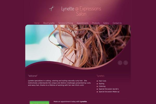 Beauty-center theme site design template sample