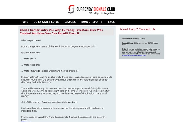 Cic theme site design template sample
