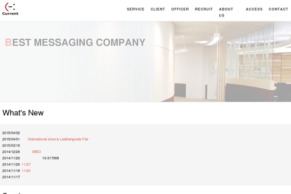 Tides theme site design template sample