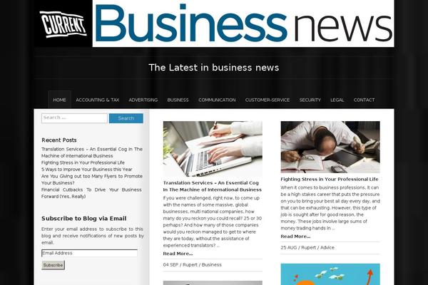 Wix theme site design template sample