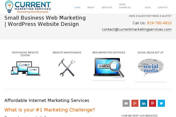 Infinity-pro theme site design template sample