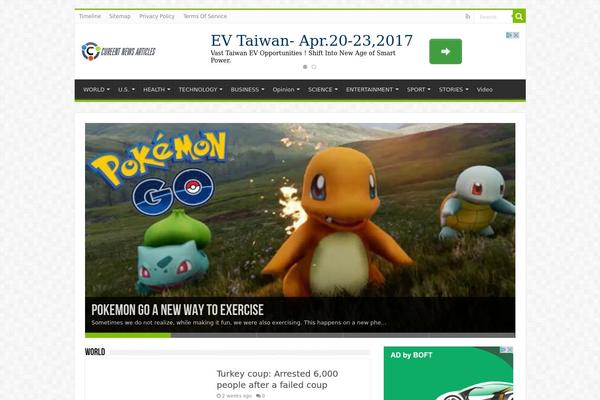 Sahifa theme site design template sample