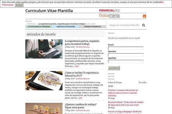 Financialred theme site design template sample