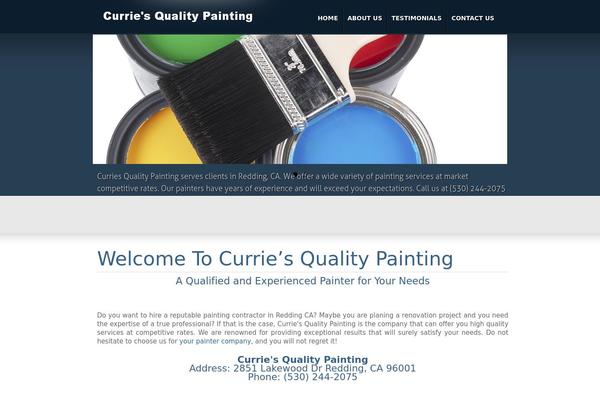 Proton theme site design template sample