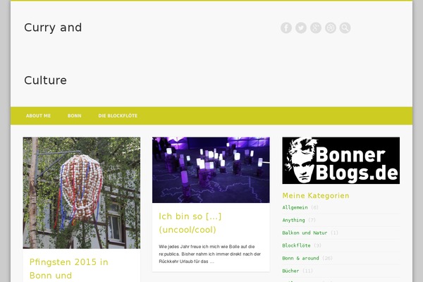 curryandculture.de site used Pinboard