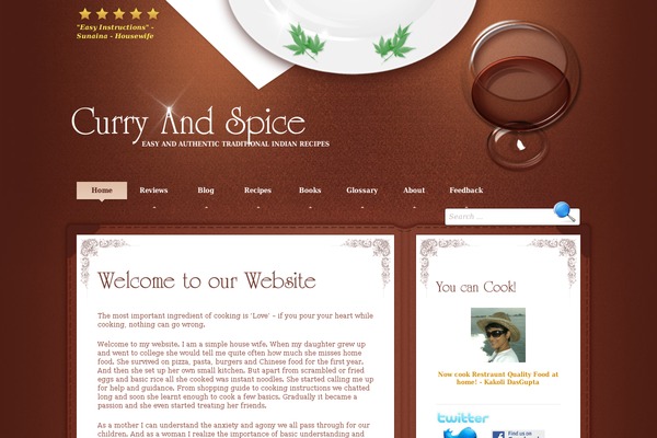 Restaurant theme site design template sample