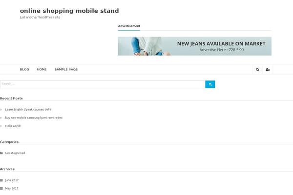 eStore theme site design template sample
