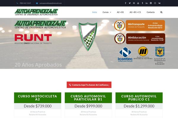 TheFox theme site design template sample