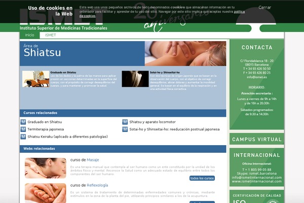 cursodeshiatsu.com site used Ismet_new
