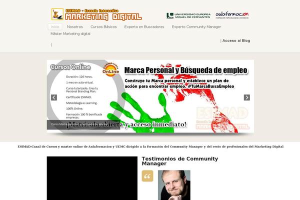 Site using Facebook plugin