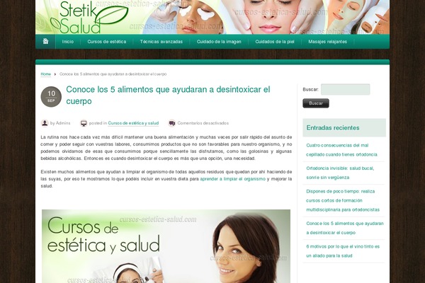 Bellissima theme site design template sample