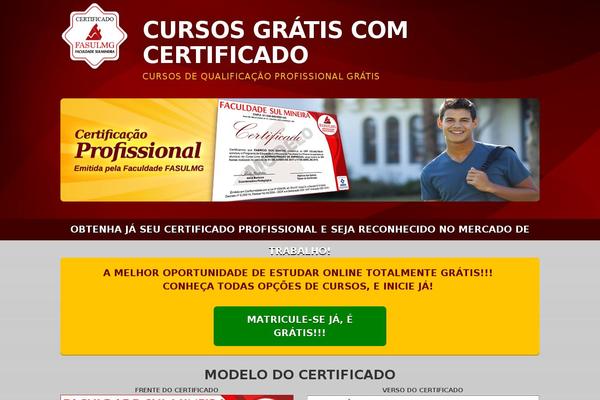 cursosgratiscomcertificado.com.br site used Elicit