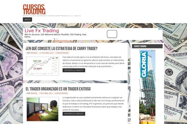 Parabola theme site design template sample