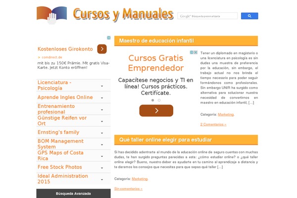 cursosymanualesgratis.com site used Cursosymanuales