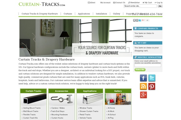 curtain-tracks.com theme websites examples