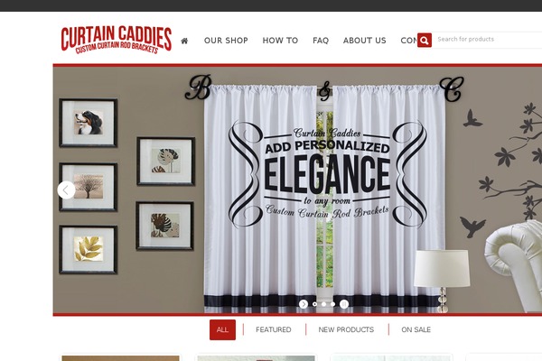 curtaincaddies.com site used BuyShop