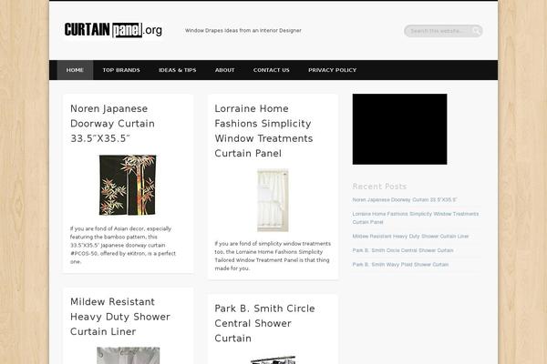 Pinboard Child theme site design template sample