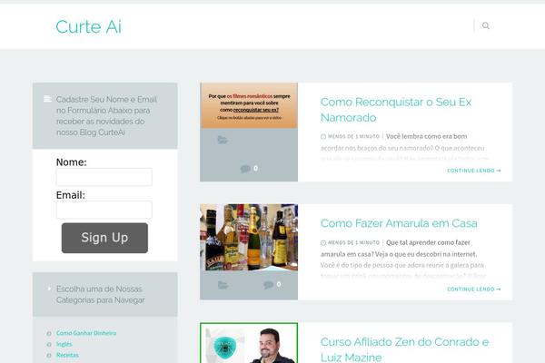 Iconic One theme site design template sample