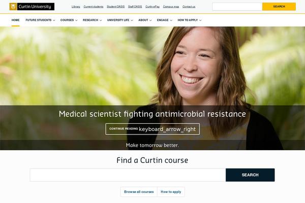 curtin.edu.au site used Mimas