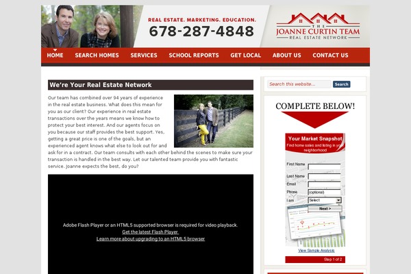 AgentPress theme site design template sample
