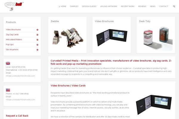 Vellum theme site design template sample