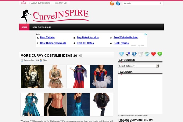 curveinspire.com site used Egossip