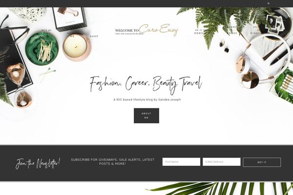 Gossip theme site design template sample
