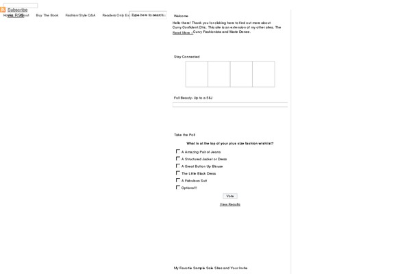 curvyconfidentchic.com site used Headway-2013