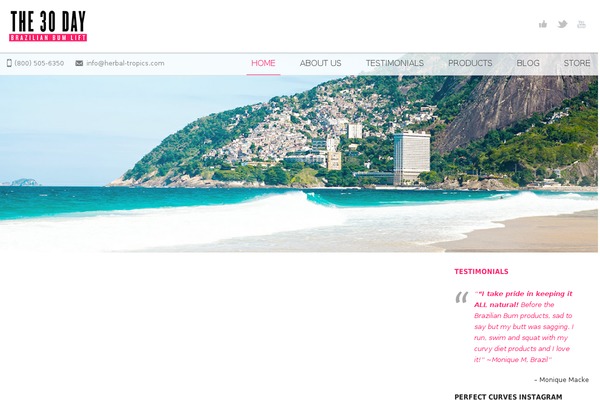 Site using constant contact plugin