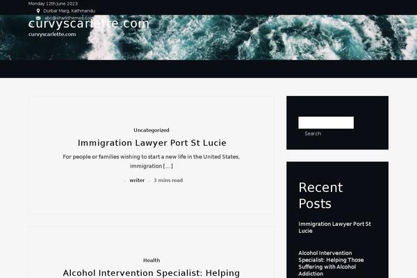 Yuma Blogger theme site design template sample