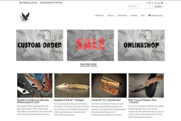 Seller theme site design template sample