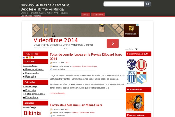 cuscoinca.net site used Idealist