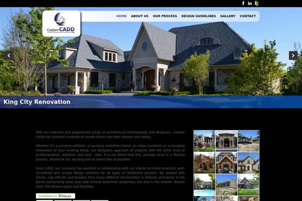 custom-cadd.com site used Modularwp