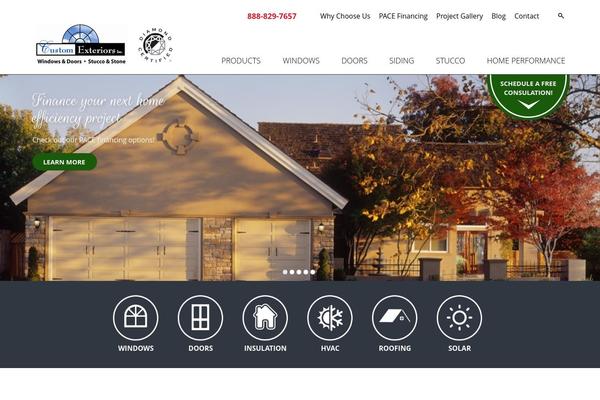 Esteem theme site design template sample