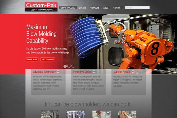 custom-pak.com site used Custom-pak