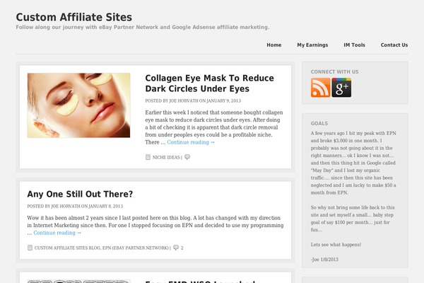 Foghorn theme site design template sample