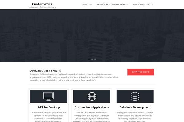 Minamaze theme site design template sample