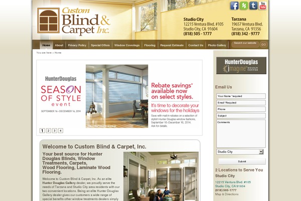 Site using Lightbox Bank plugin