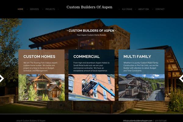Parker theme site design template sample