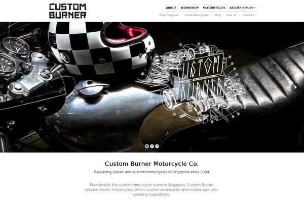 The Retailer Child theme site design template sample