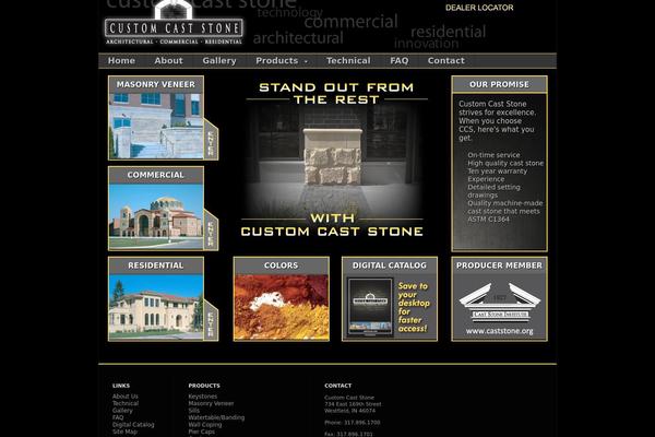 customcaststone.com site used Ccs