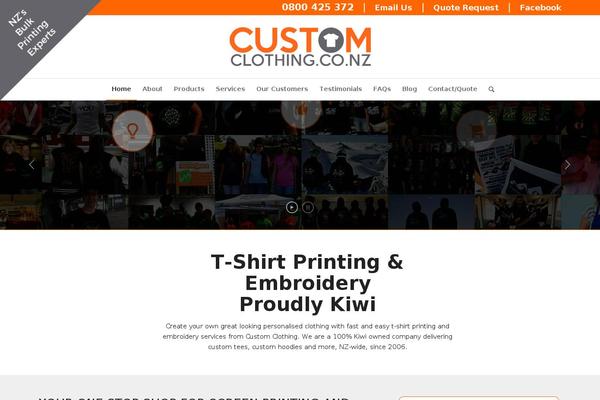 Enfold theme site design template sample