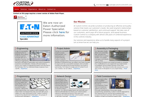 customcontrolmfr.com site used Customcontrolmfr