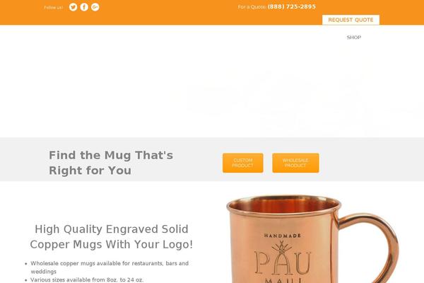customcoppermugs.com site used Customcooper