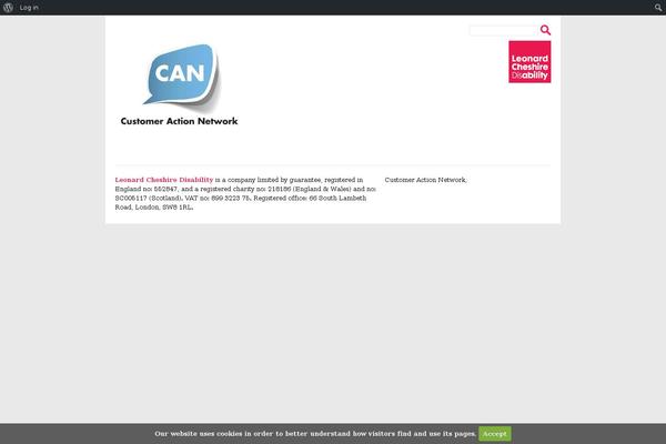 customer-action.net site used Leonard-cheshire-disability-service-v2